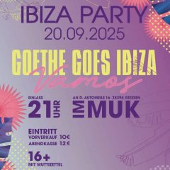 ABIPARTY Goethe goes Ibiza