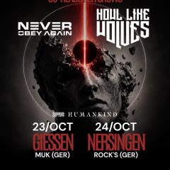 Never Obey Again x Howl Like Wolves – Co-Headline Show + Support