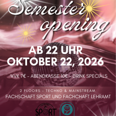 Semester Opening